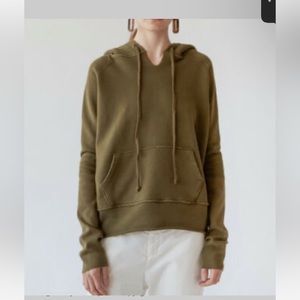 Nili Lotan Janie Hoodie in Army Green